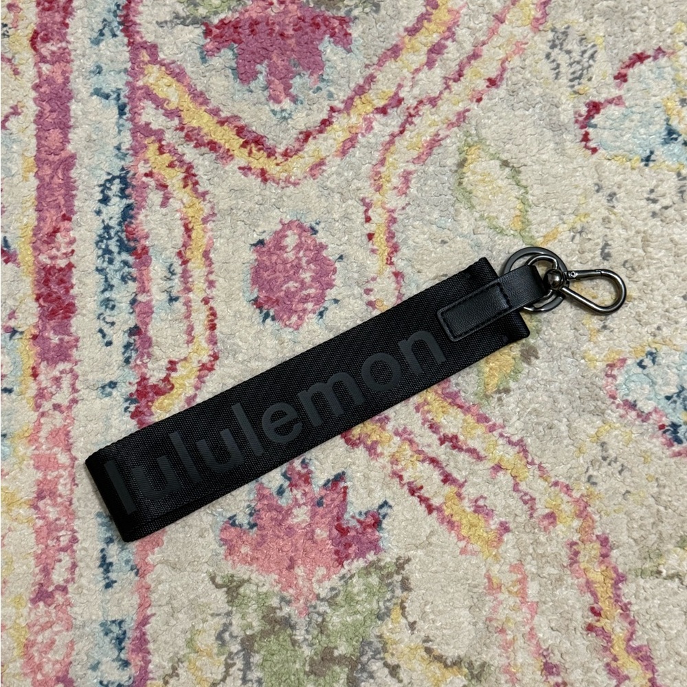 Lululemon Black Keychain